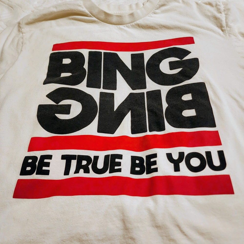 Anine Bing Cream and Red T-Shirt